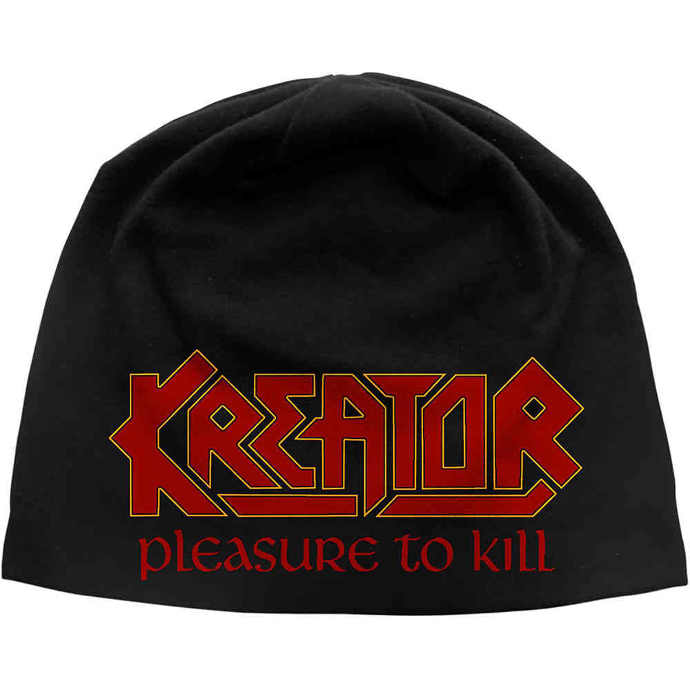 Kreator - Pleasure To Kill Beanie Muts - Zwart